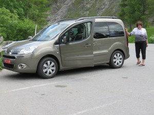 Our trusty Citroen Berlingo